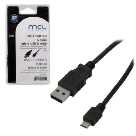 CABLE USB 2.0 A MACHO A MICRO B MACHO - 2M