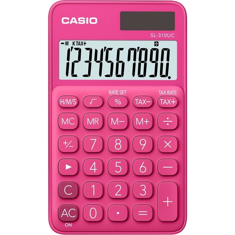 Podrido Cabecear Basura Casio SL-310UC-RD calculadora Bolsillo Calculadora básica Rojo | Bureau  Vallée España