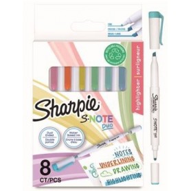 BL. 8 SHARPIE S-NOTE DUO COLORES SURTIDOS