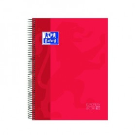 OXF EUROPEANBOOK10 SCHOOL TED A4+ 150H 5X5 ROJO