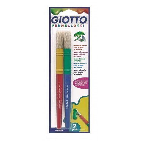 GIOTTO MAXI PINCEL BLISTER 2 UDS.