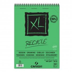 CANSON BLOC MICROPERF. A4 50H XL RECYCLED FINO 160G