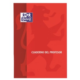 OXFORD CUADERNO DE PROFESOR A4 22H. ROJO Y NEGRO