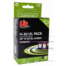 PACK CARTUCHOS COMPATIBLES HP 301XL UPRINT