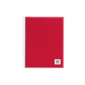 NOTEBOOK A4 120 CLA 4 COLORES CANDY TAG ROJO BV