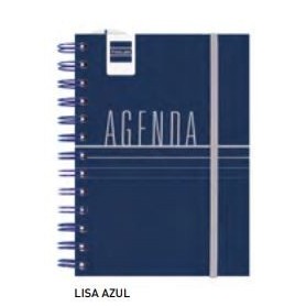 AGENDA ESPIRAL MINI-I 1/8 1DP 23-24 LISA AZUL+
