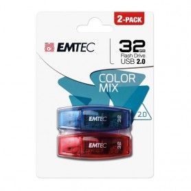 MULTIPACK EMTEC USB C410 32GB 2UDS