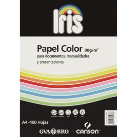 CANSON PACK IRIS 21X29,7 100H. REPRO 80G TOMATE