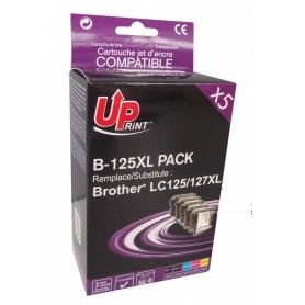 PACK CARTUCHO COMPATIBLE BROTHER LC125XL 2B+3C UPRINT