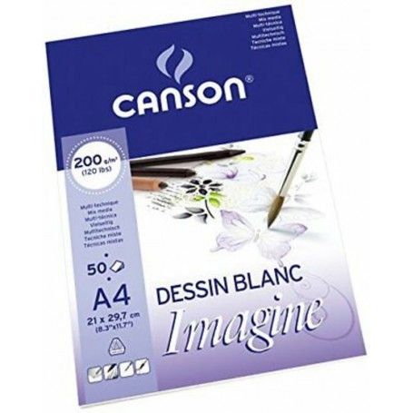 CANSON BLOC A4 50 HOJAS IMAGINE FINO 200G CANSON - 1