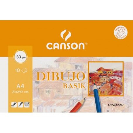 CANSON MINPACK BASIK 130G 10HJ A4